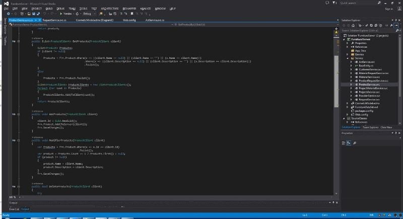 Разработка АИС Visual Studio